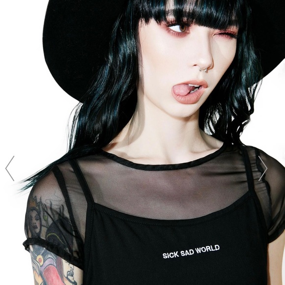 ISO!!!!!!! Daria Sheer Tee Dress - Picture 5 of 6